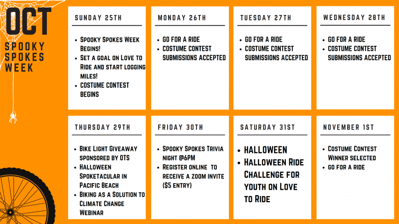 spooky spokes calendar 10-19
